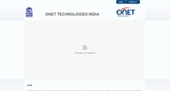 Desktop Screenshot of onettechnologiesindia.com