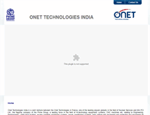 Tablet Screenshot of onettechnologiesindia.com